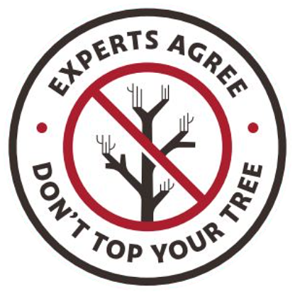 Expert's Agree, Don't Top Your Tree Logo